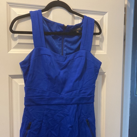 Cynthia Steffe bright Blue dress - size 8 - Picture 3 of 3